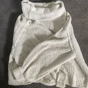 White Free People Sweater, Size Small